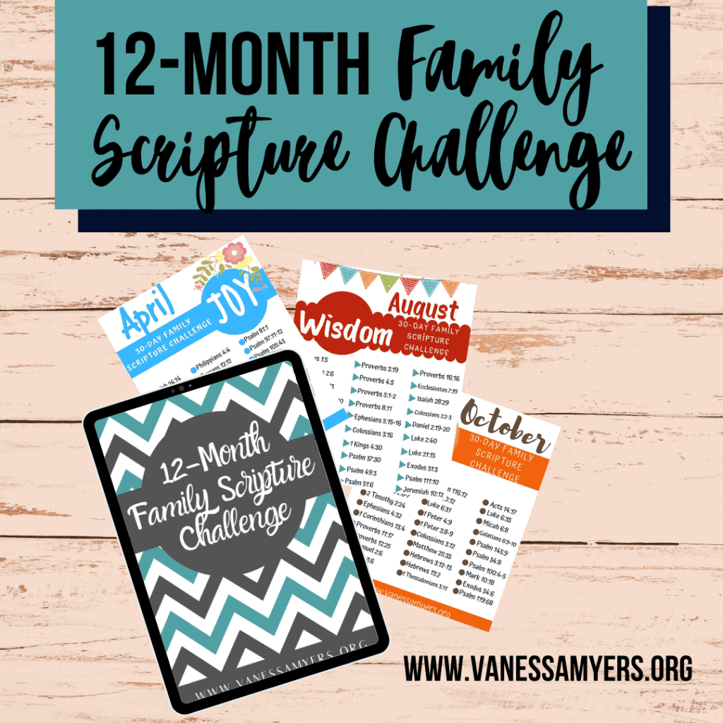 12-Month Family Scripture Challenge - Family Faith Builders