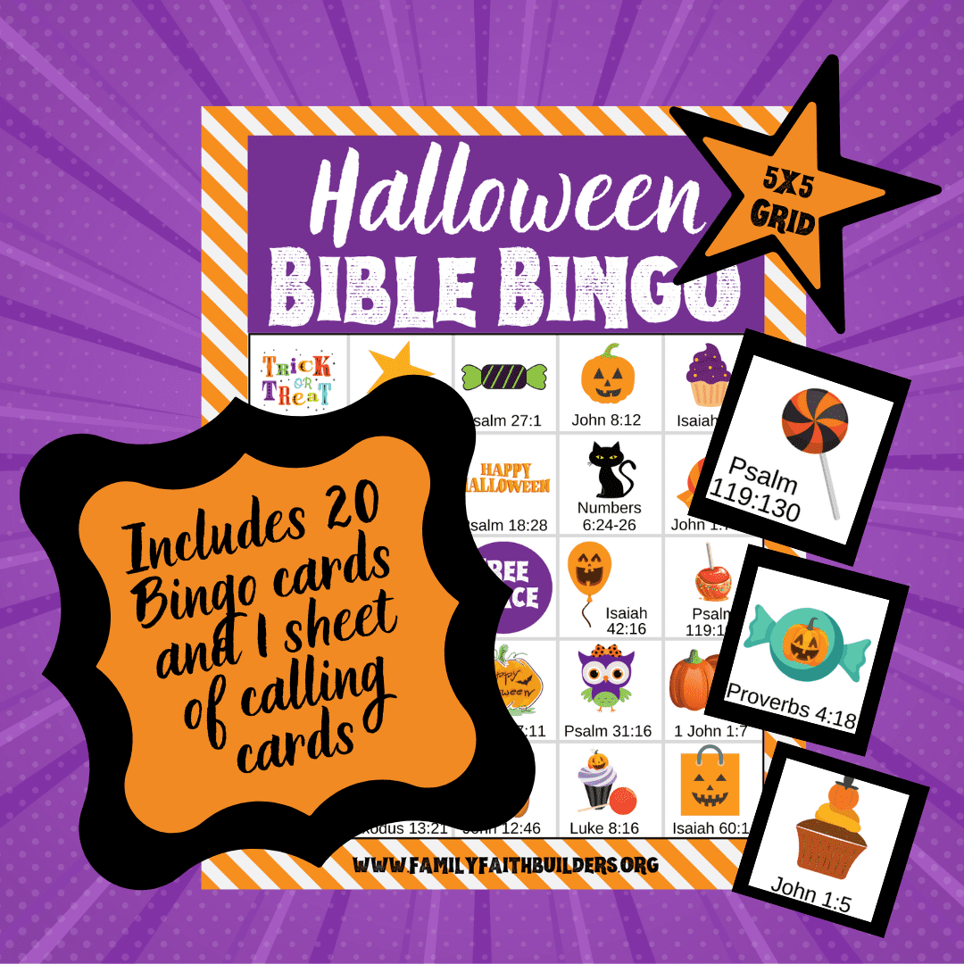 Halloween Bible Bingo