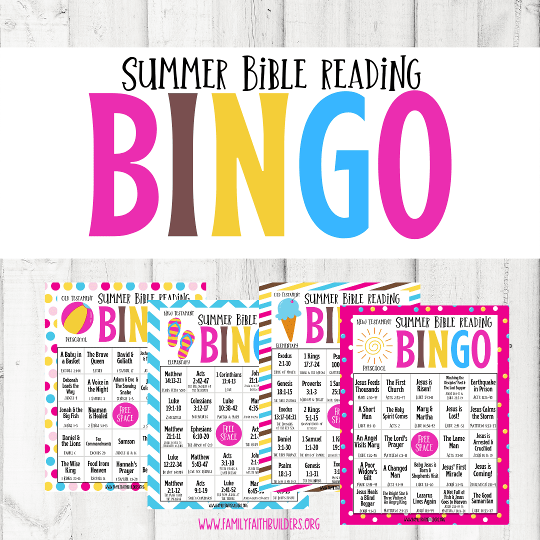 Summer Bible Reading Bingo