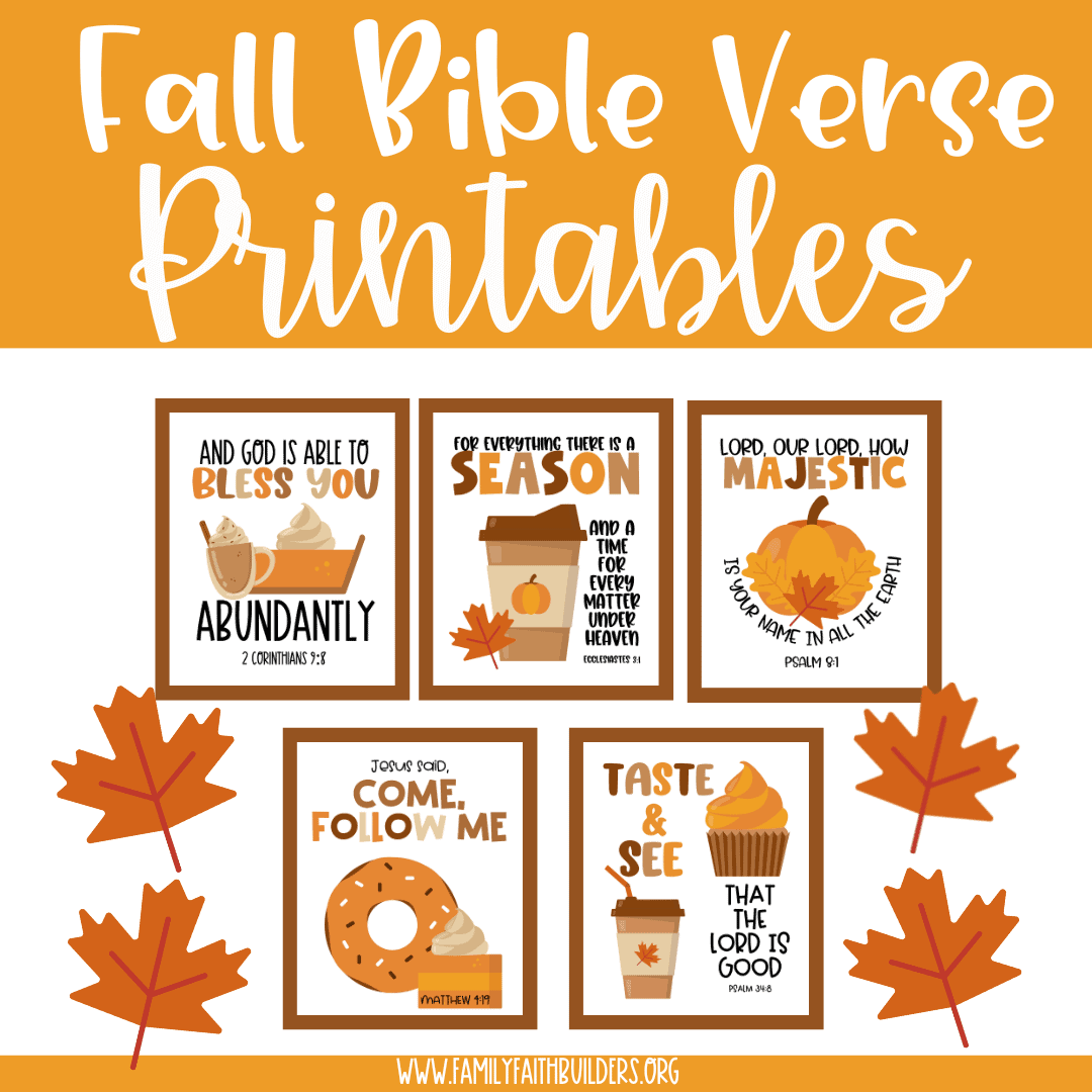 Fall Bible Verse Printables