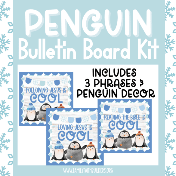 Penguin Bulletin Board Kit - Family Faith Builders