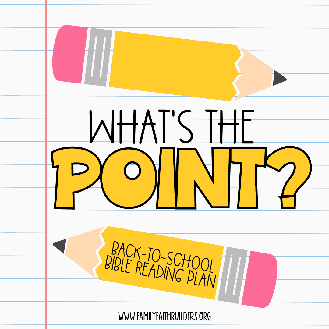 What's the Point? (Back-to-School Resource)
